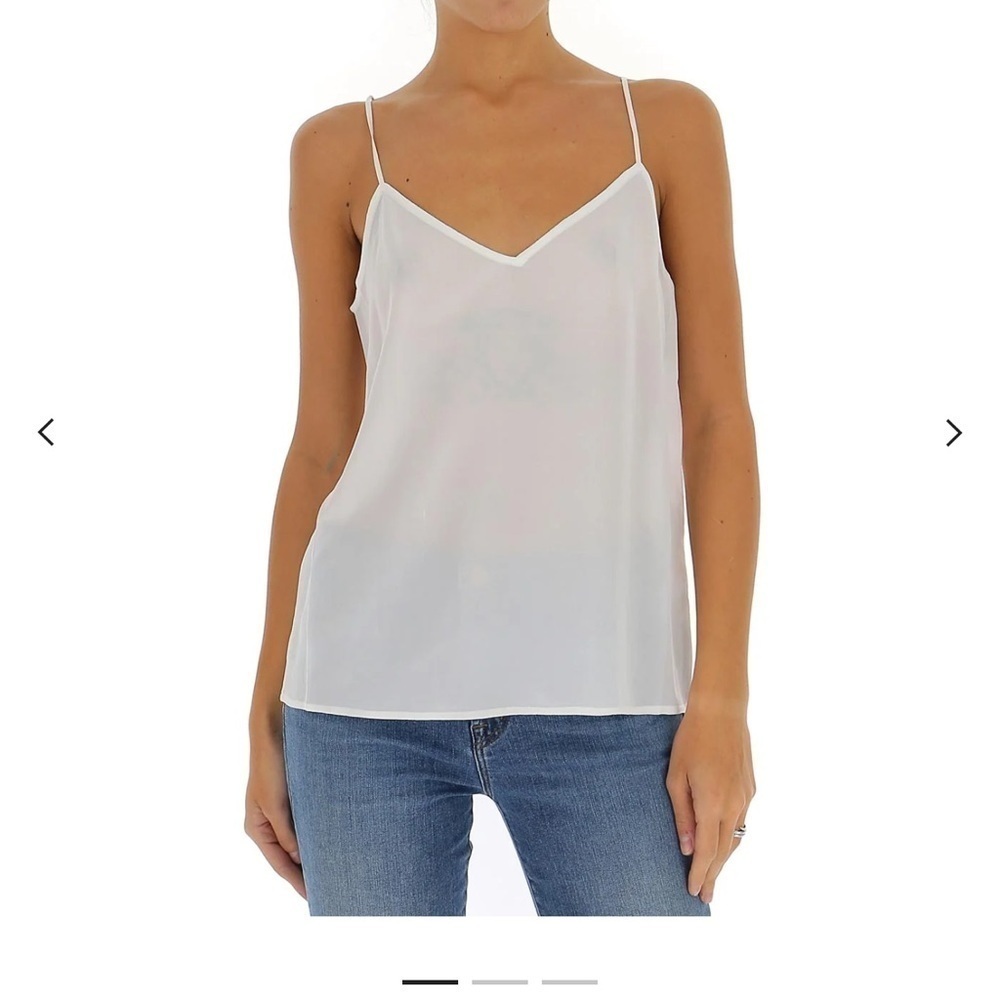Equipment Women's Layla Cami Off-White 💯 Silk XXS